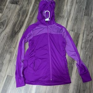 Purple Sweatshirt with Hoodie